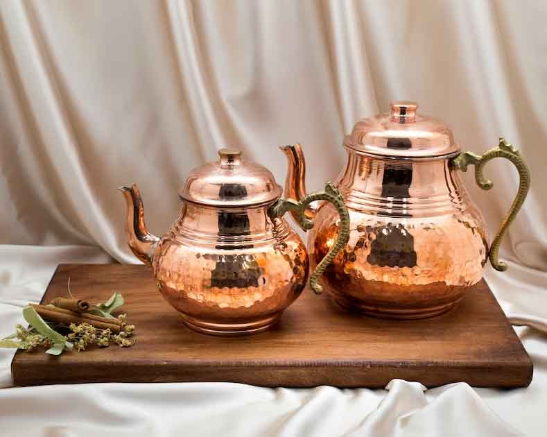 تاریخچه کتری و قوری مسی